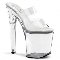 Pleaser XTREME-802 Clear Platform Sandal
