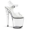 Pleaser XTREME-808 Clear Platform Sandal