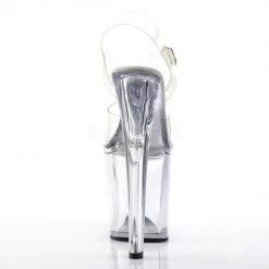 Pleaser XTREME-808 Clear Platform Sandal
