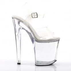 Pleaser XTREME-808 Clear Platform Sandal