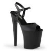 Pleaser Shoes XTREME-809 Black Faux Leather Platform Sandal