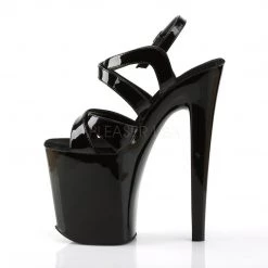 Pleaser Coming Soon (Pre-Order) XTREME-872 Black Patent Platform Sandal