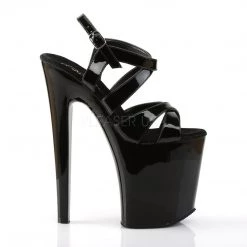 Pleaser Coming Soon (Pre-Order) XTREME-872 Black Patent Platform Sandal