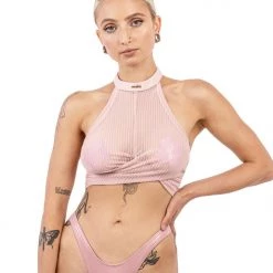 Naughty Thoughts XXX Rated See Through Top Pink