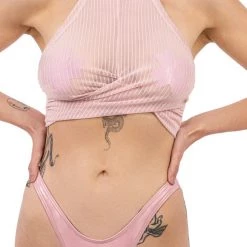 Naughty Thoughts XXX Rated See Through Top Pink