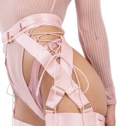 Naughty Thoughts XXX Rated Suspender PINK