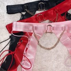 Naughty Thoughts XXX Rated Suspender PINK