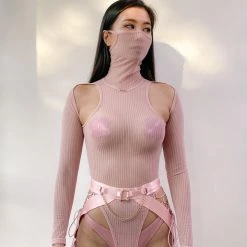 Naughty Thoughts XXX Rated Suspender PINK