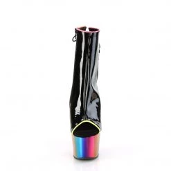 Pleaser ADORE-1018RC-02 Black Patent/Rainbow Chrome Upcoming Styles (Preview)
