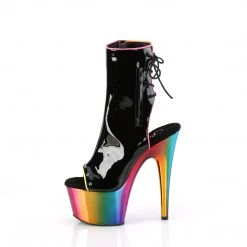 Pleaser ADORE-1018RC-02 Black Patent/Rainbow Chrome Upcoming Styles (Preview)