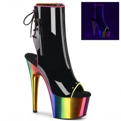 Pleaser ADORE-1018RC-02 Black Patent/Rainbow Chrome Upcoming Styles (Preview)