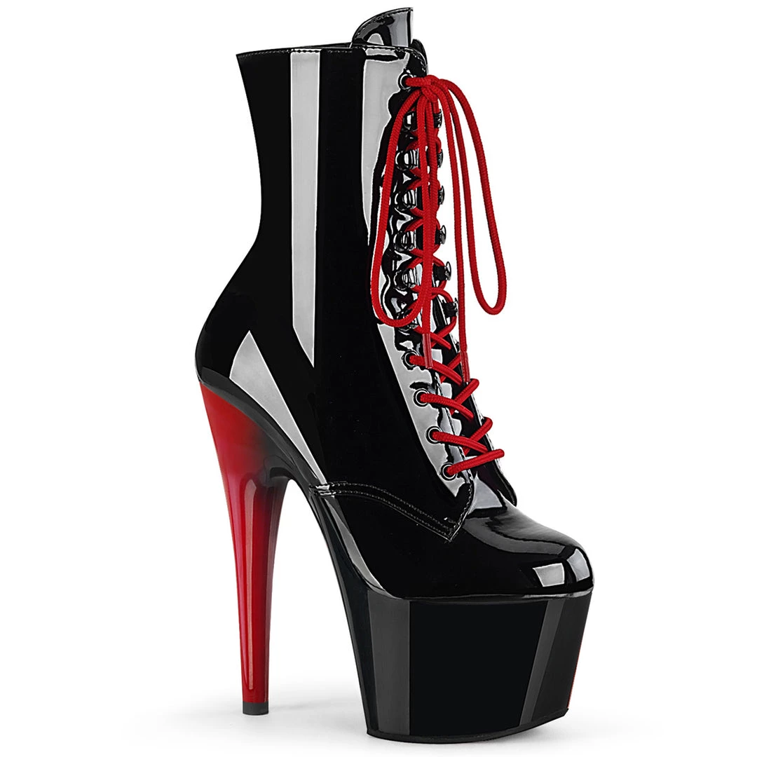 Pleaser New Arrivals ADORE-1020 Black Patent/Black-Red 3 Pleaser New Arrivals ADORE-1020 Black Patent/Black-Red