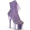 Pleaser ADORE-1020CHRS Lavender Multi Rhinestones/Lavender Chrome