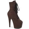 Pleaser Upcoming Styles (Preview) ADORE-1020FS Mocha Faux Suede/Mocha Faux Suede