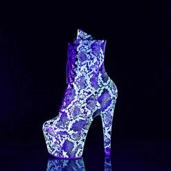 Pleaser ADORE-1020GDSP Black Snake Print/M Upcoming Styles (Preview)