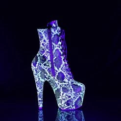 Pleaser ADORE-1020GDSP Black Snake Print/M Upcoming Styles (Preview)