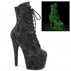 Pleaser ADORE-1020GDSP Black Snake Print/M Upcoming Styles (Preview)