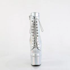 Pleaser ADORE-1020HG-C Silver Crocodile Print Hologram/M Upcoming Styles (Preview)