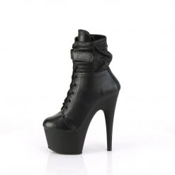 Pleaser ADORE-1020POUCH Black Faux Leather/Black Matte