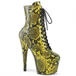 Pleaser ADORE-1020SPWR Yellow Snake Print/Yellow Snake Print Coming Soon (Pre-Order)