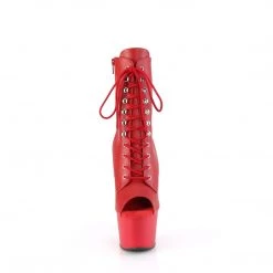 Pleaser ADORE-1021 Red Faux Leather/Red Matte