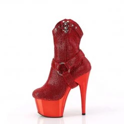 Pleaser ADORE-1029CHRS Red Rhinestones/Red Chrome Upcoming Styles (Preview)