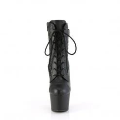 Pleaser ADORE-1033 Black Faux Leather/Black Matte Upcoming Styles (Preview)