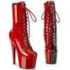 Pleaser ADORE-1040TT Red-Black Patent/Red-Black