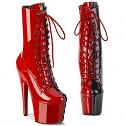 Pleaser ADORE-1040TT Red-Black Patent/Red-Black