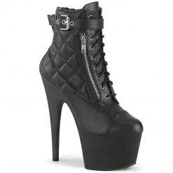 Pleaser ADORE-700-05 Black Faux Leather/Black Matte Upcoming Styles (Preview)