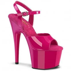 Pleaser ADORE-709 Hot Pink Patent/Hot Pink