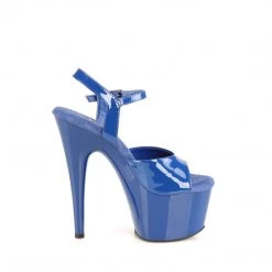 Pleaser ADORE-709 Royal Blue Patent/Royal Blue