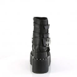 Demonia BEAR-150 Black Vegan Leather New Arrivals