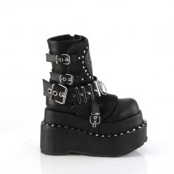 Demonia BEAR-150 Black Vegan Leather New Arrivals