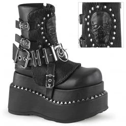 Demonia BEAR-150 Black Vegan Leather New Arrivals