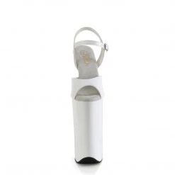 Pleaser BEYOND-009 White Patent/White