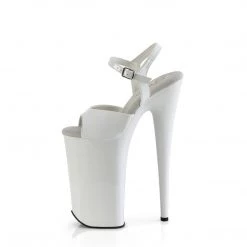 Pleaser BEYOND-009 White Patent/White