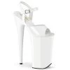 Pleaser BEYOND-009 White Patent/White