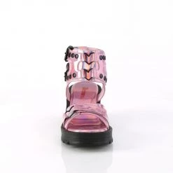 Demonia BRATTY-07 Pink Holo Patent New Arrivals