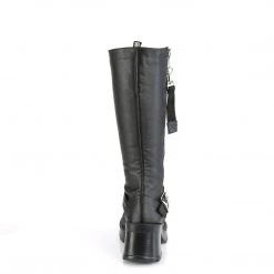 Demonia New Arrivals BRATTY-206 Black Vegan Leather