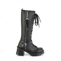 Demonia New Arrivals BRATTY-206 Black Vegan Leather