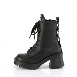 Demonia New Arrivals BRATTY-50 Black Vegan Leather
