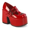 Demonia CAMEL-55 Red Patent