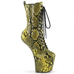 Pleaser Upcoming Styles (Preview) CRAZE-1040SP Yellow Snake Print/Yellow Snake Print