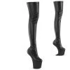Pleaser CRAZE-3000 Black Stretch Faux Leather/Black Matte Upcoming Styles (Preview)