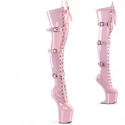 Pleaser Upcoming Styles (Preview) CRAZE-3028 Baby Pink Stretch Patent/Baby Pink