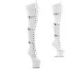 Pleaser CRAZE-3028 White Stretch Patent/White Upcoming Styles (Preview)