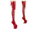 Pleaser Upcoming Styles (Preview) CRAZE-3050 Red Stretch Patent/Red