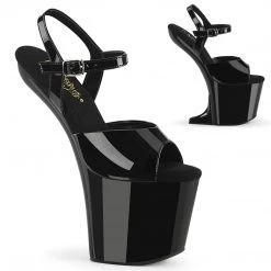 Pleaser CRAZE-809 Black Patent/Black