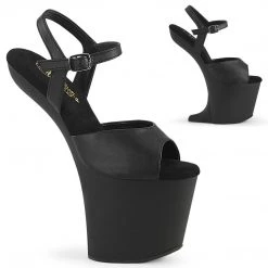 Pleaser Upcoming Styles (Preview) CRAZE-809 Black Faux Leather/Black Matte